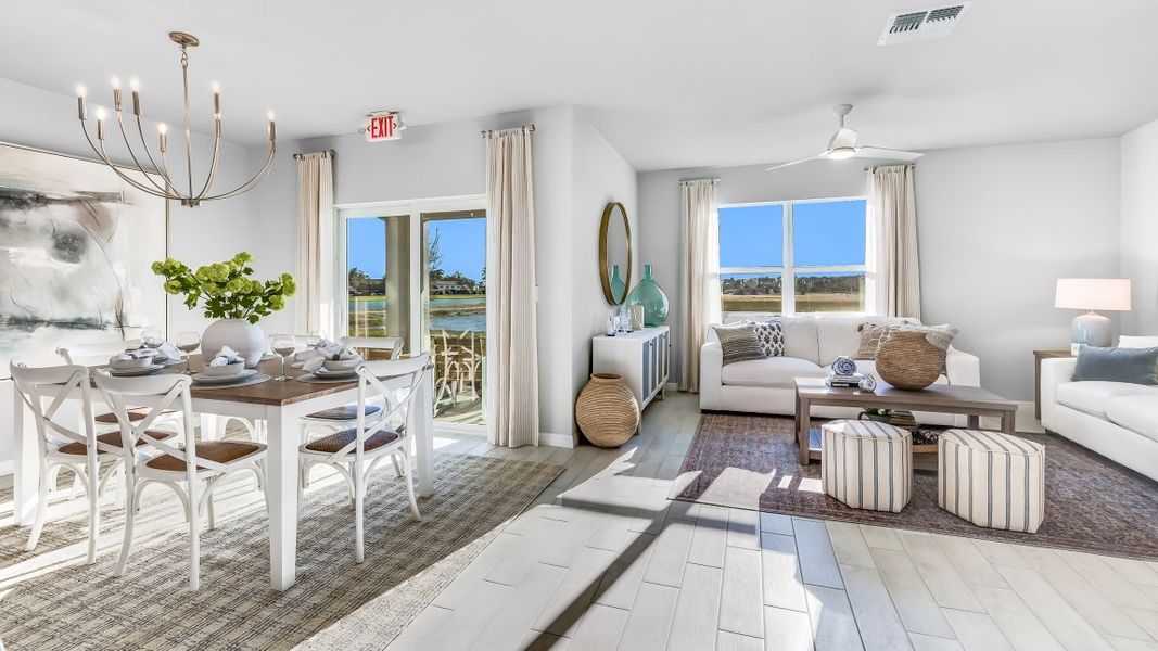 Furnished interior view inside a new home in Lehigh Acres Spot Lots, Lehigh Acres (Image 8).