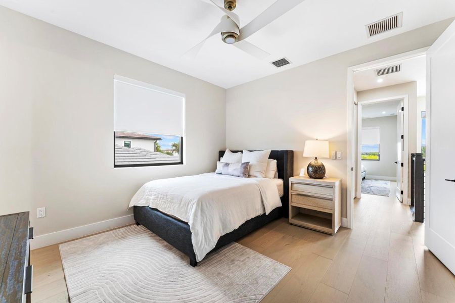 Furnished interior view inside a new home in , Palm Beach Gardens (Image 37).