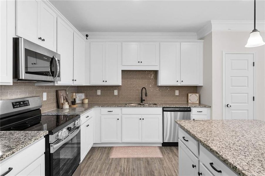Furnished interior view inside a new home in , Powder Springs (Image 16).