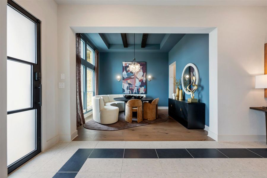 Representative images and renderings are for illustrative purposes. Actual structural options and design finishes of home may vary.