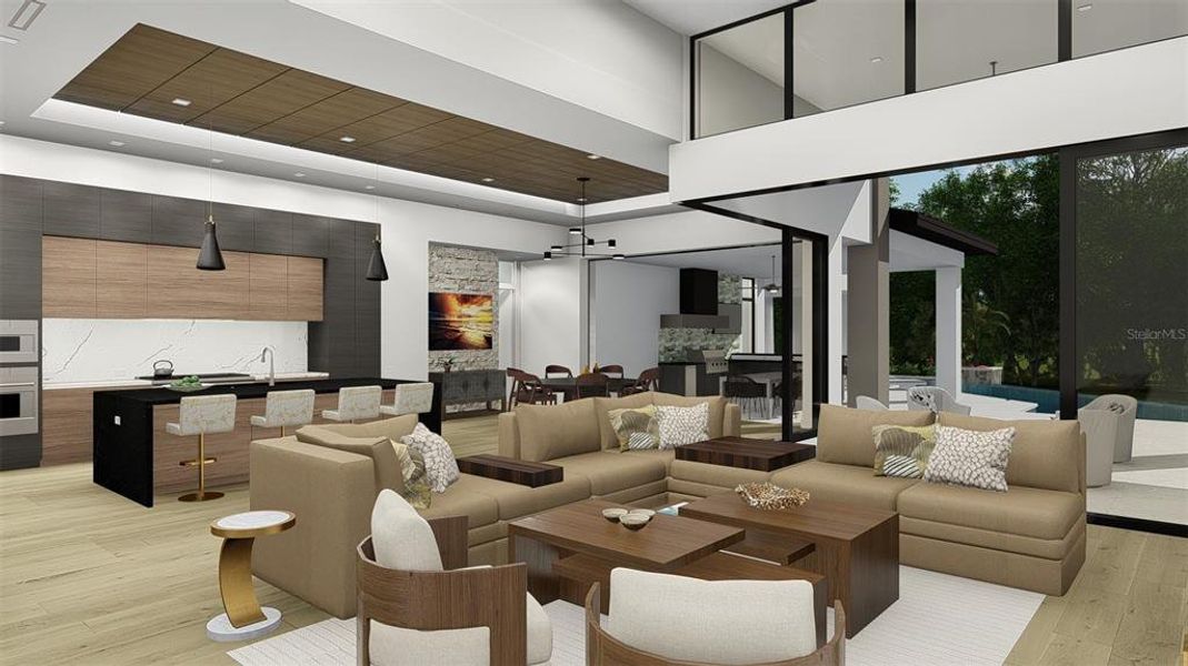 Furnished interior view inside a new home in , Fort Myers (Image 18).