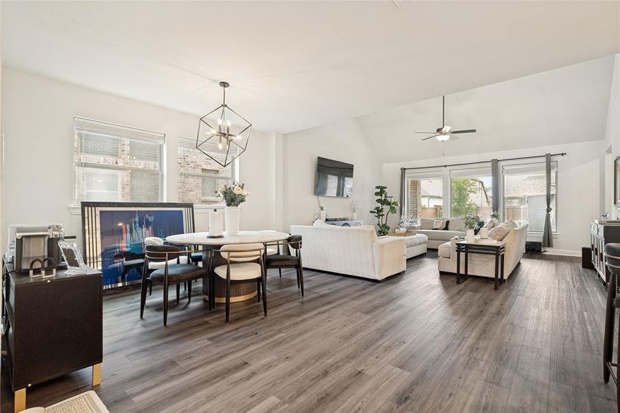 Furnished interior view inside a new home in Karis - Village Series, Crowley (Image 12).