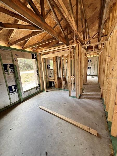 In-progress construction of a new home in , Ocklawaha, FL (Image 16).