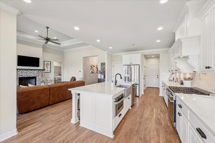Furnished interior view inside a new home in , Beaumont (Image 18). Furnished interior view inside a new home in , Beaumont (Image 18).