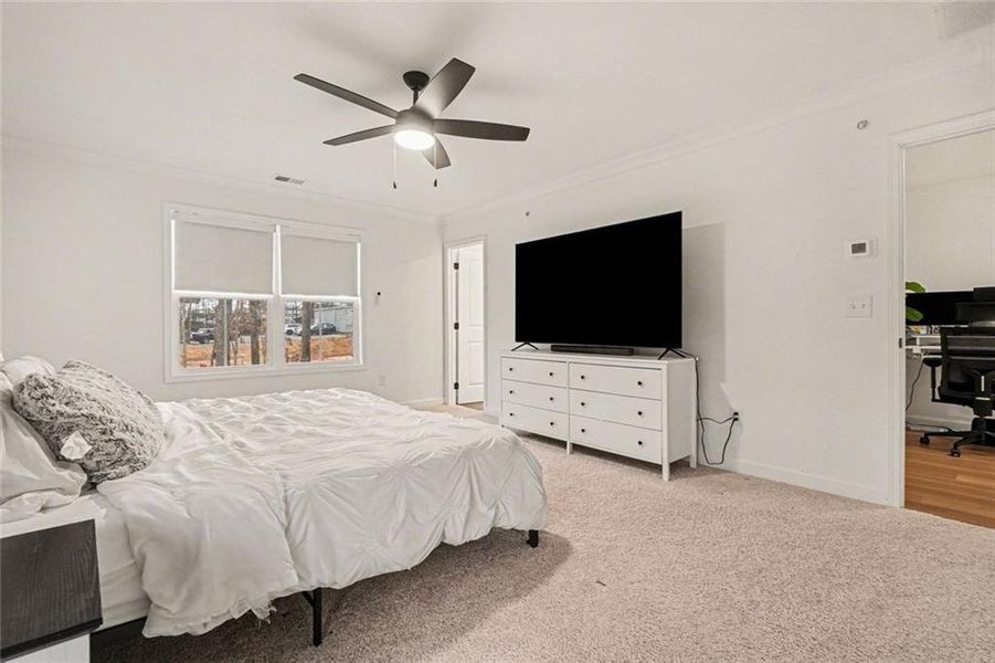 Furnished interior view inside a new home in Gates at Hamilton Grove, Marietta (Image 5). Furnished interior view inside a new home in Gates at Hamilton Grove, Marietta (Image 5).