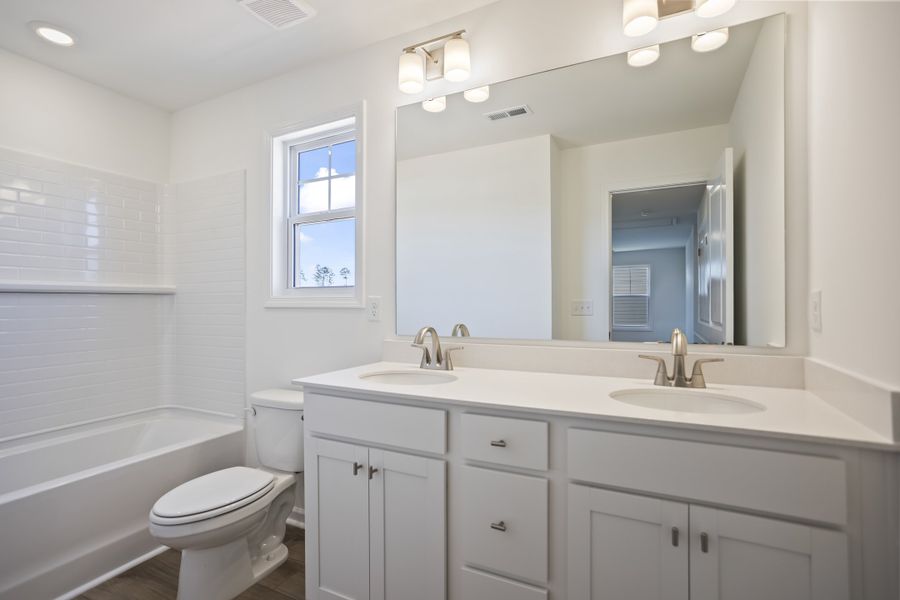 Furnished interior view inside a new home in Providence Station at Trolley Run, Aiken (Image 12).