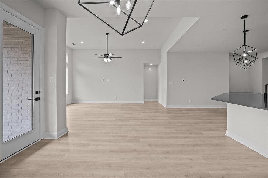 Spacious, unfurnished interior of a new home in Walsh Classic, Aledo (Image 27). Spacious, unfurnished interior of a new home in Walsh Classic, Aledo (Image 27).