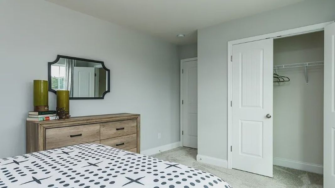 Furnished interior view inside a new home in Station Pointe, Angier (Image 29). Furnished interior view inside a new home in Station Pointe, Angier (Image 29).