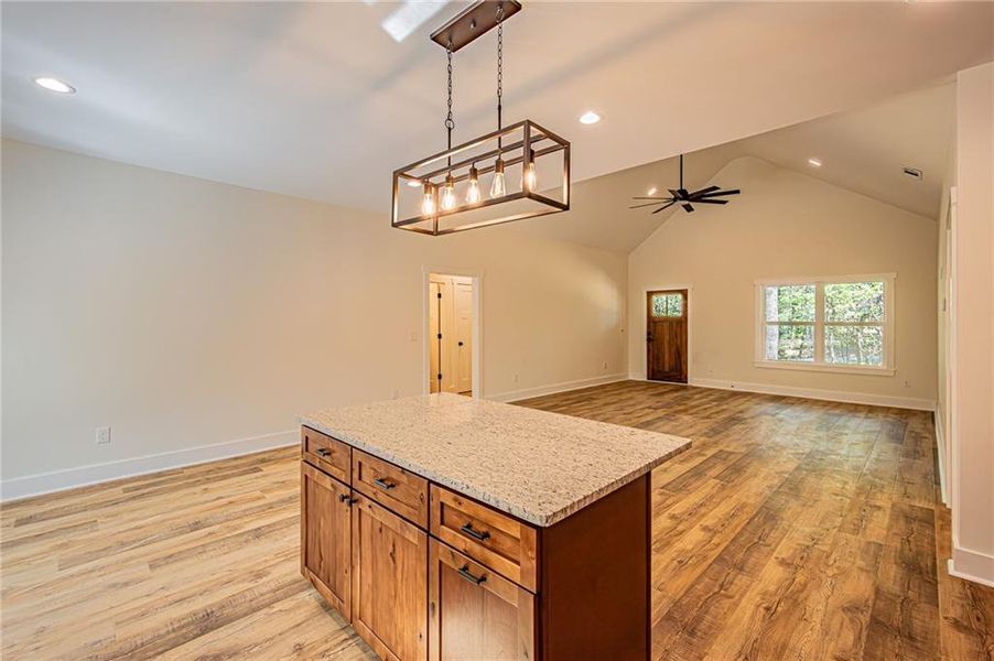 Furnished interior view inside a new home in , Dawsonville (Image 8).