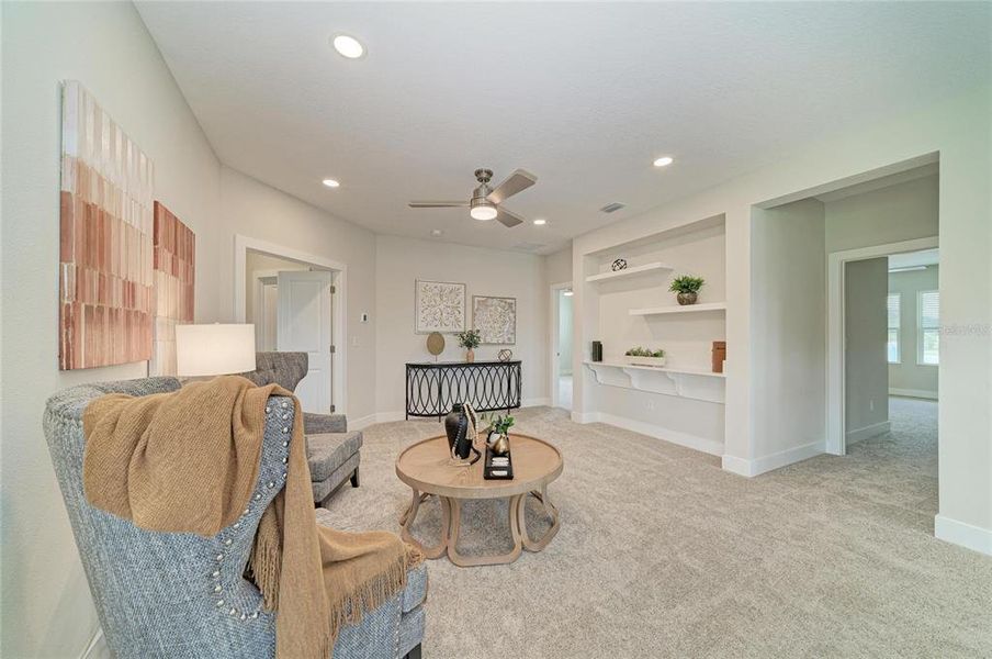 Furnished interior view inside a new home in Barrington Preserve, Parrish (Image 37).