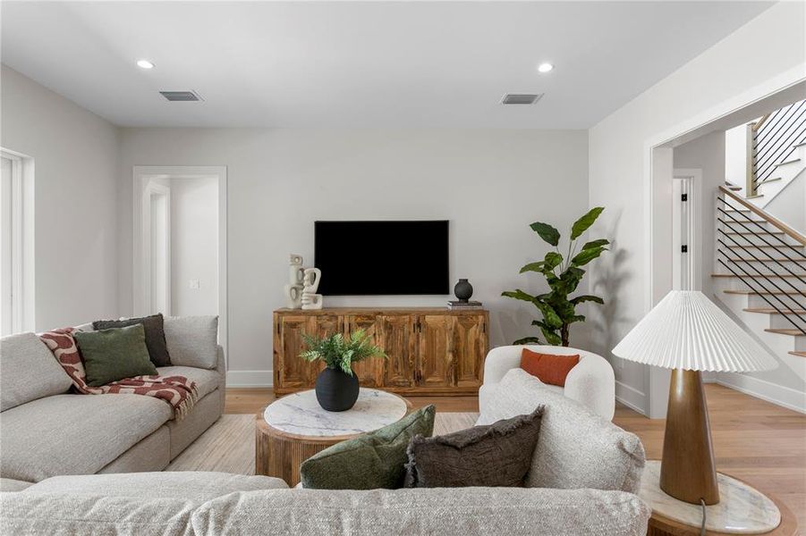 Furnished interior view inside a new home in , Tampa (Image 53).