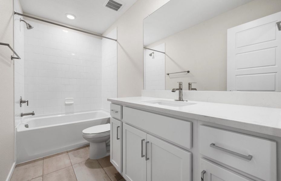 Furnished interior view inside a new home in Painted Prairie, Aurora (Image 6).