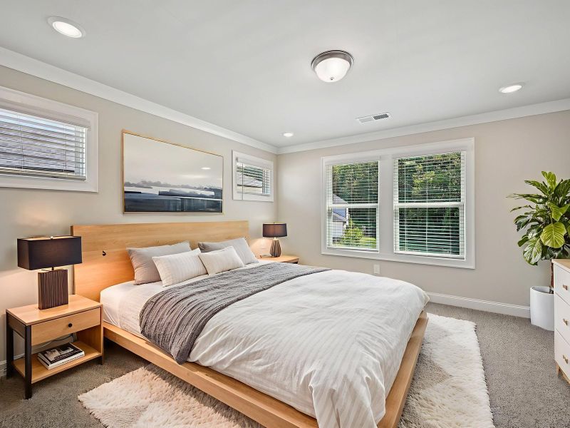 The Bayview floorplan with the Modern Rustic Harbor interior package.