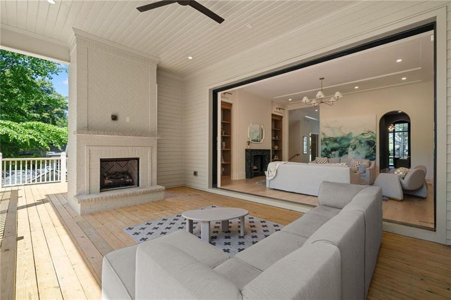 Exterior details and patio area of a home in , Brookhaven (Image 27).