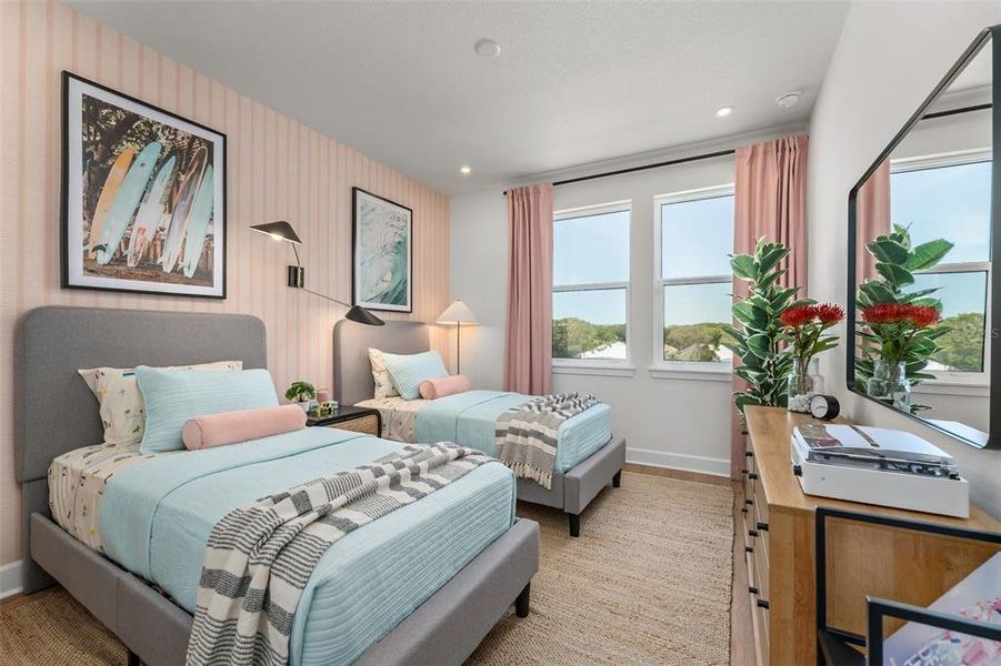 Furnished interior view inside a new home in EvenTide, New Smyrna Beach (Image 14).