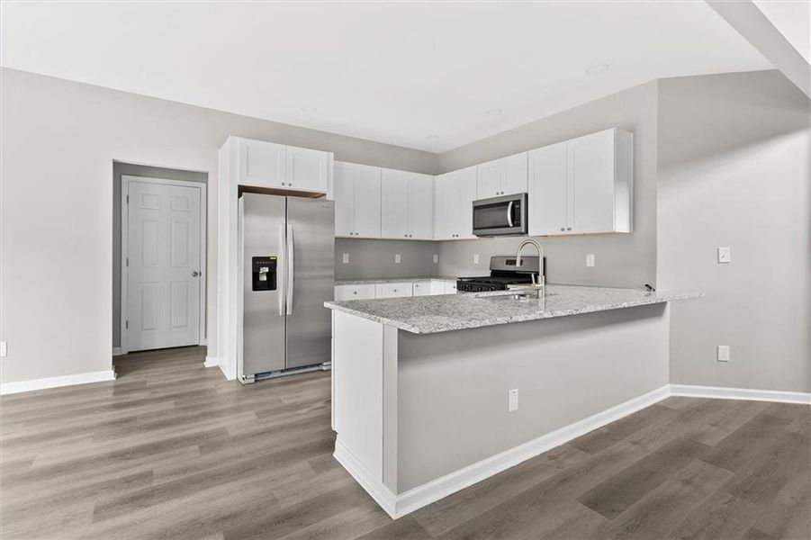 Furnished interior view inside a new home in , Stockbridge (Image 10).