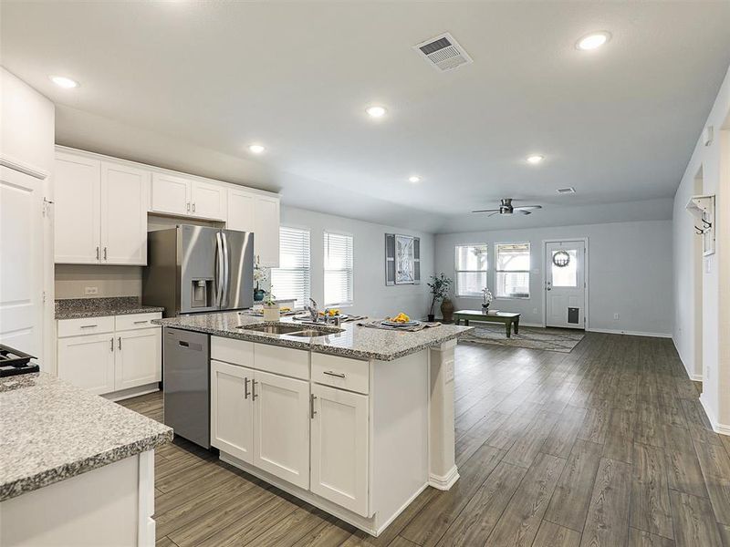 Furnished interior view inside a new home in , Weston (Image 22).