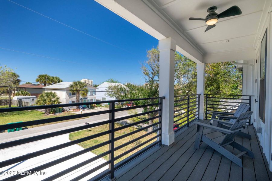 Exterior details and patio area of a home in , Jacksonville Beach (Image 26).