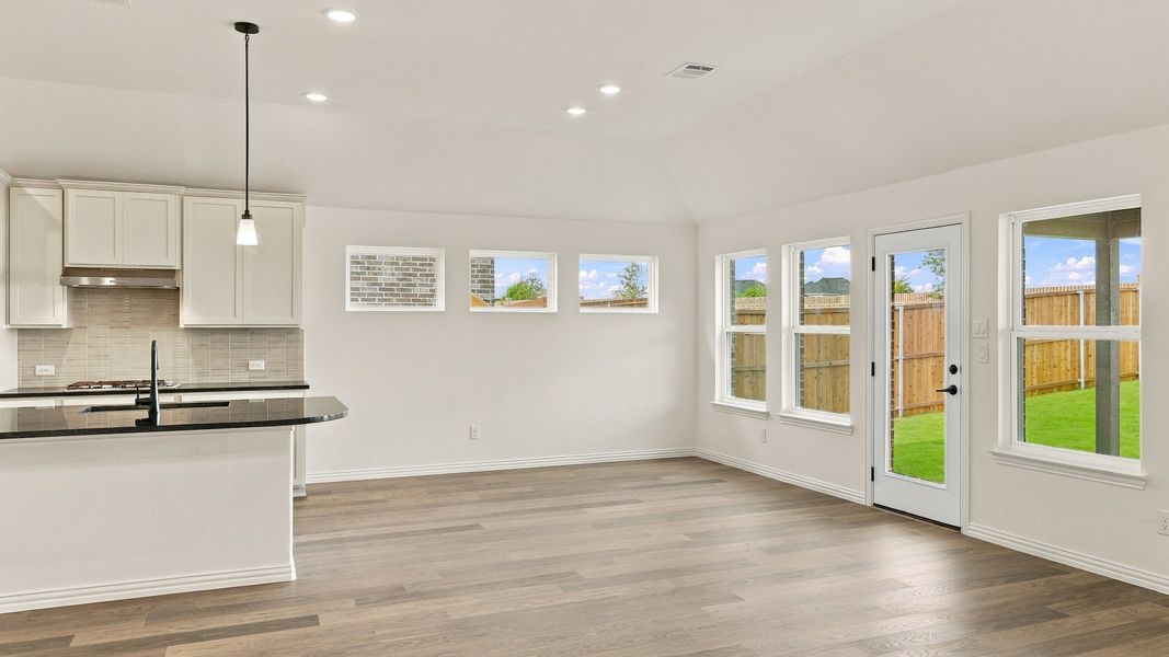 Furnished interior view inside a new home in Wildflower Ranch, Justin (Image 13). Furnished interior view inside a new home in Wildflower Ranch, Justin (Image 13).
