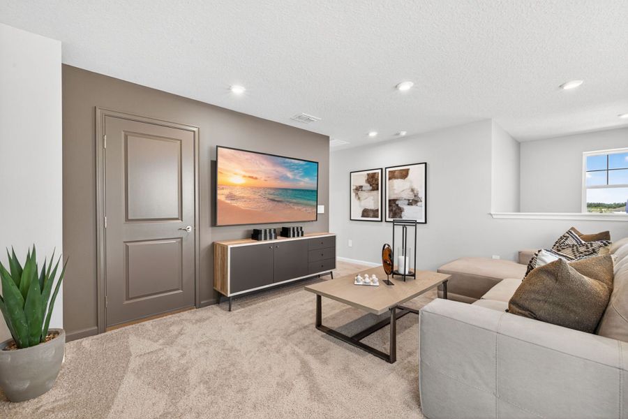 Representative furnished interior of a home built from the Brookstone by Mattamy Homes in Summerlit, Naples (Image 12).