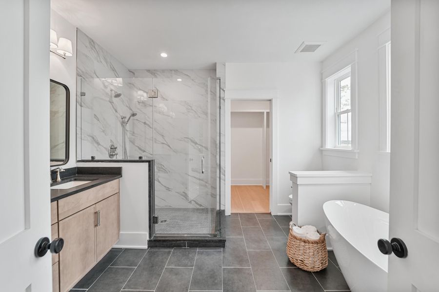 Furnished interior view inside a new home in , Charleston (Image 11).