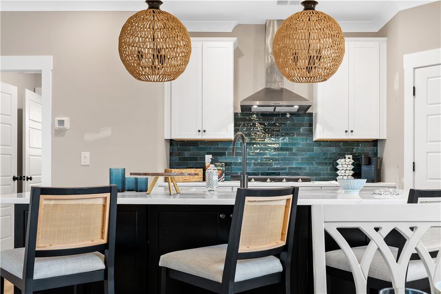 Furnished interior view inside a new home in The Oaks at Midway, Anderson (Image 10).