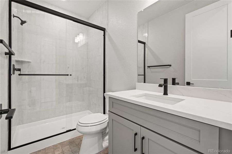 Furnished interior view inside a new home in Gallery at The Canyons, Castle Pines (Image 11).