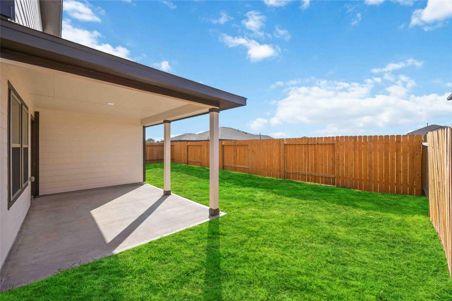 Exterior details and patio area of a home in The Villages at Westpointe, Dayton (Image 4).