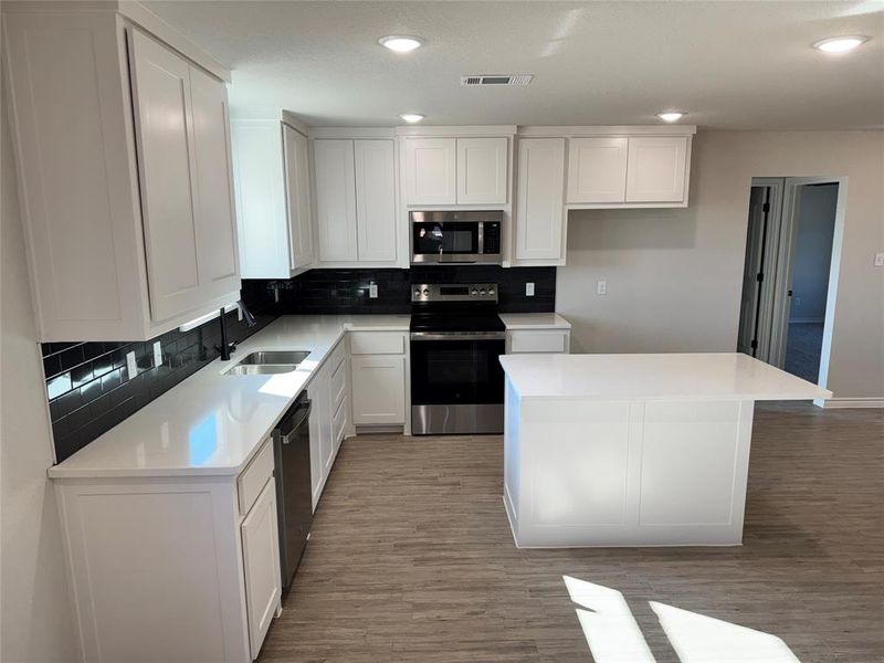 Furnished interior view inside a new home in , Springtown (Image 2).