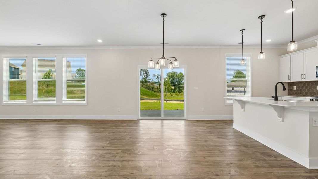 Representative unfurnished interior of a home built from the Cooper by D.R. Horton in Westport, York (Image 13).