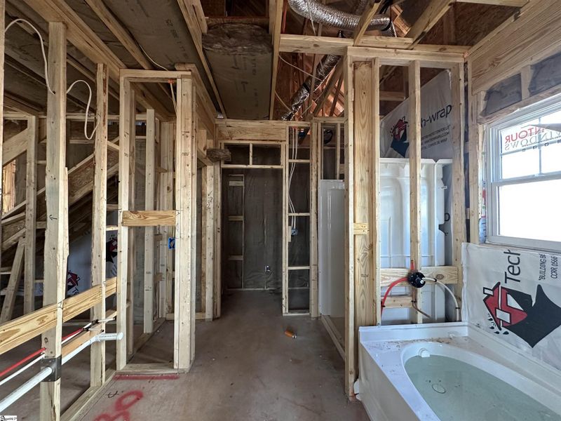 In-progress construction of a new home in Shiloh Trail, Wellford, SC (Image 10).