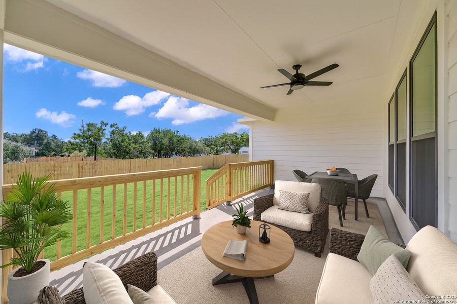 Furnished interior view inside a new home in , Spring Branch (Image 10). Furnished interior view inside a new home in , Spring Branch (Image 10).