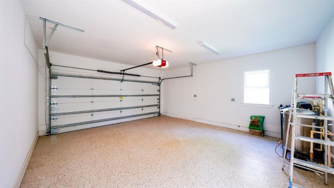 Two Stalls of the three car garage