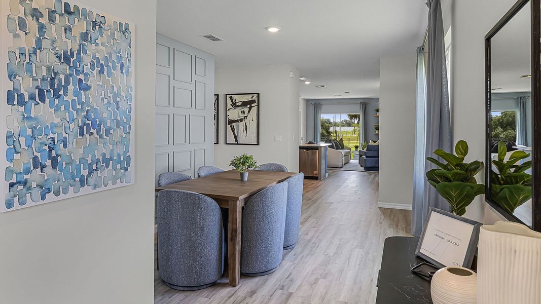 Furnished interior view inside a new home in Villamar, Winter Haven (Image 5).