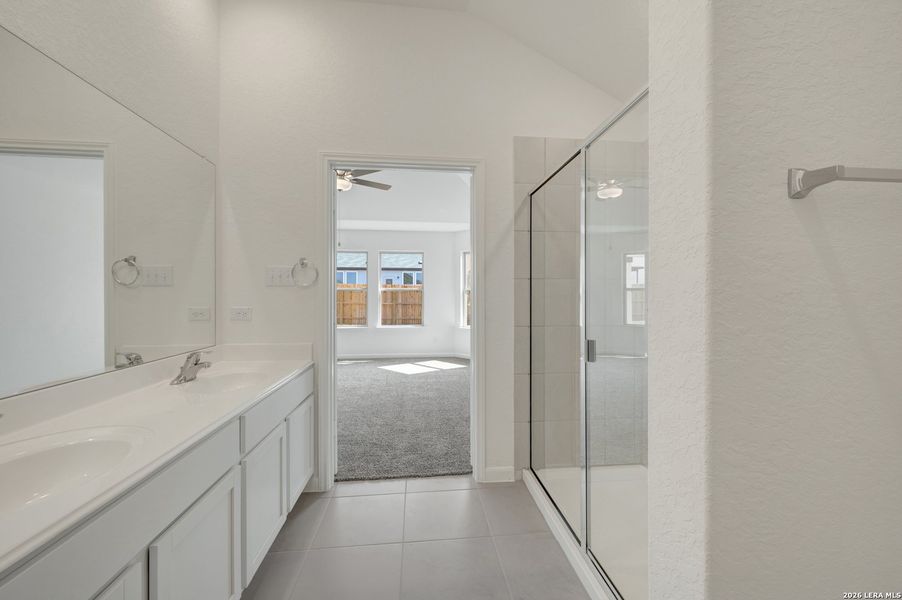 Furnished interior view inside a new home in Meadows at Clear Springs, New Braunfels (Image 7). Furnished interior view inside a new home in Meadows at Clear Springs, New Braunfels (Image 7).