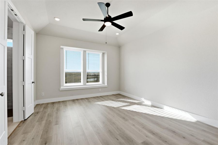 Spacious, unfurnished interior of a new home in Bridgeland, Cypress (Image 13).