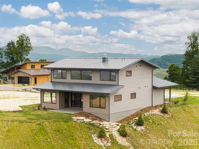 Exterior details and patio area of a home in , Hendersonville (Image 28).