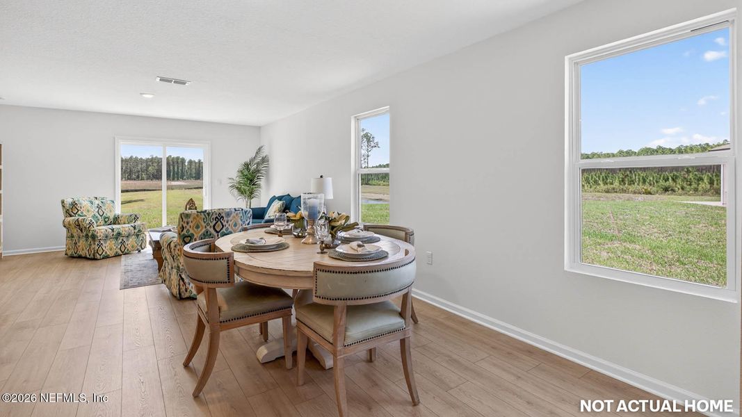 Furnished interior view inside a new home in The Arbors, Jacksonville (Image 24).