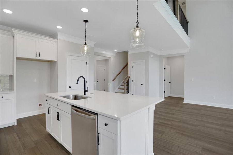 Furnished interior view inside a new home in Twin Lakes, Hoschton (Image 10).