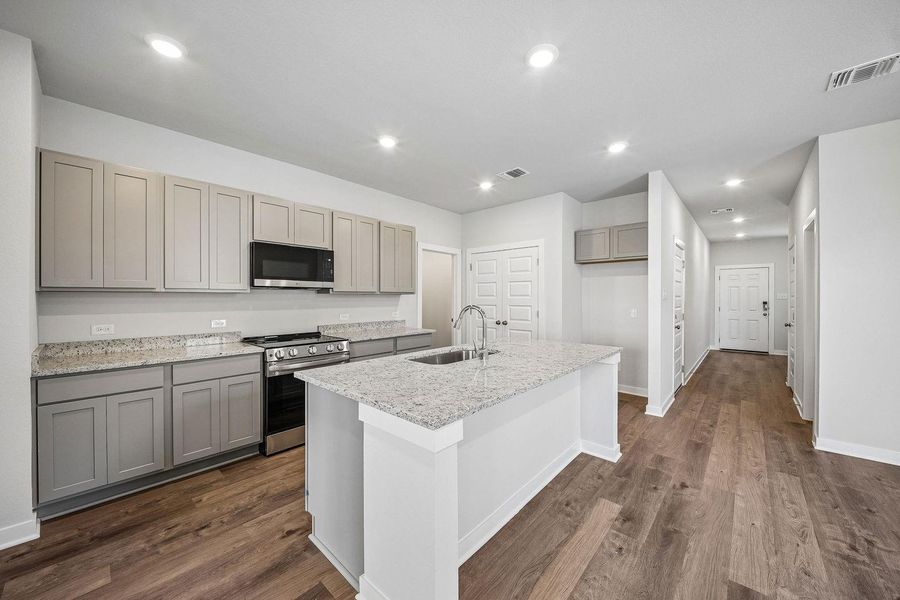 Furnished interior view inside a new home in Eastwood at Sonterra, Jarrell (Image 6).