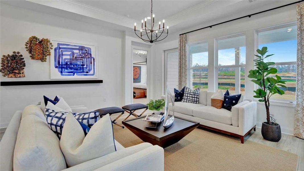 Furnished interior view inside a new home in , Deland (Image 14).