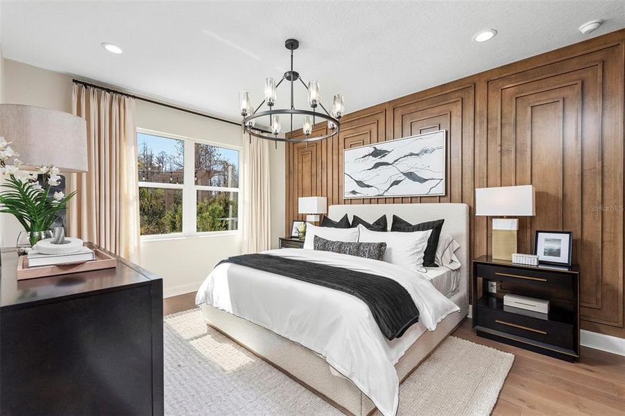 Furnished interior view inside a new home in Valencia Ridge, Wesley Chapel (Image 10).