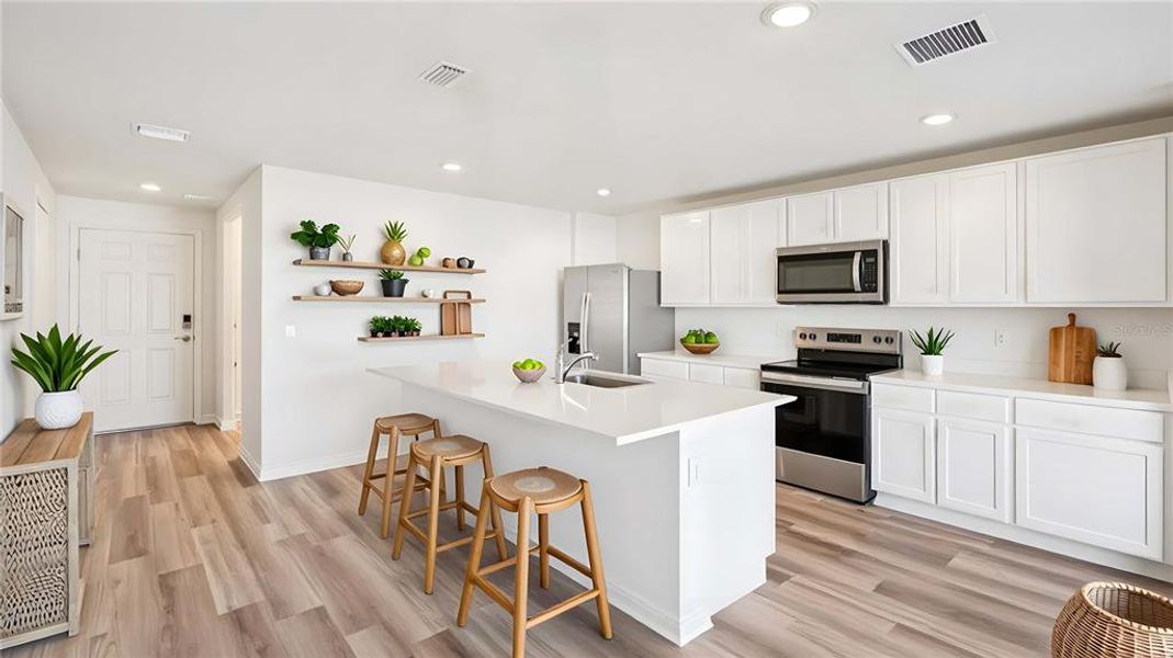 Furnished interior view inside a new home in Briarwood, Alachua (Image 7).
