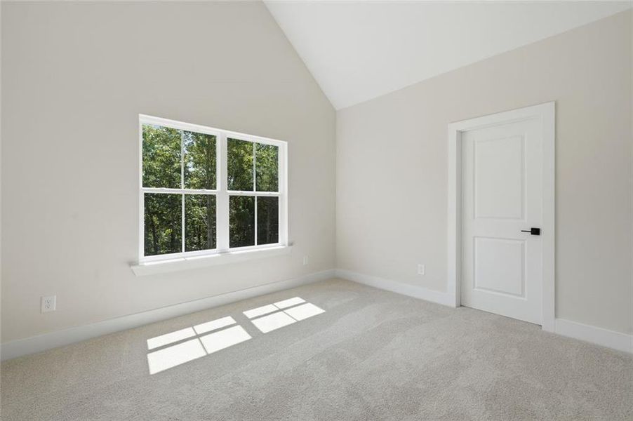 Spacious, unfurnished interior of a new home in , White (Image 35).
