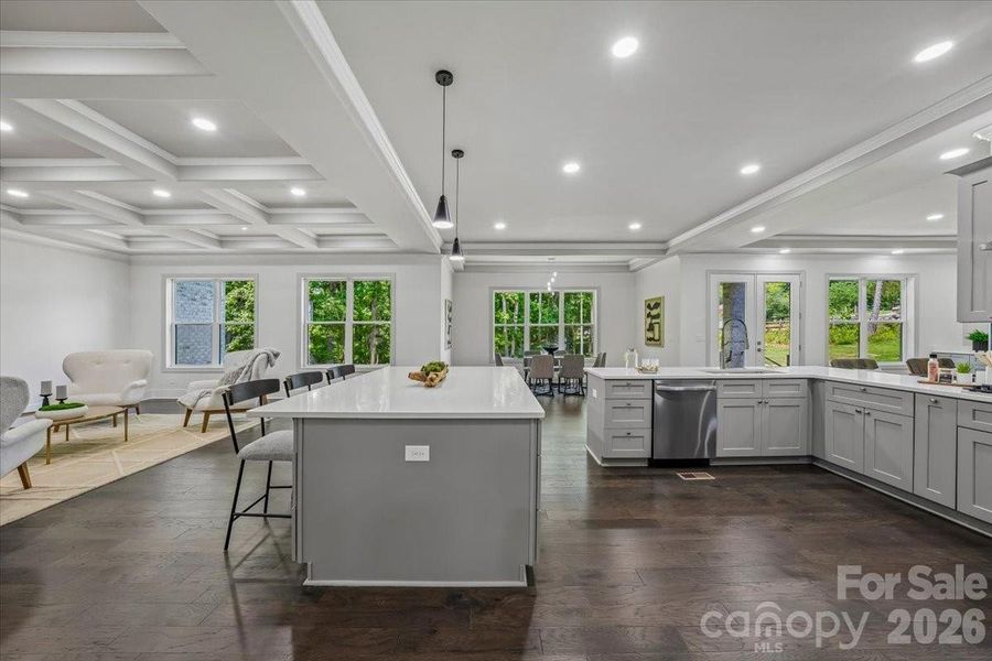 Furnished interior view inside a new home in , Waxhaw (Image 39).