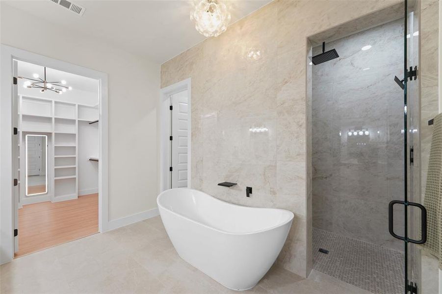 Furnished interior view inside a new home in , Forney (Image 18).