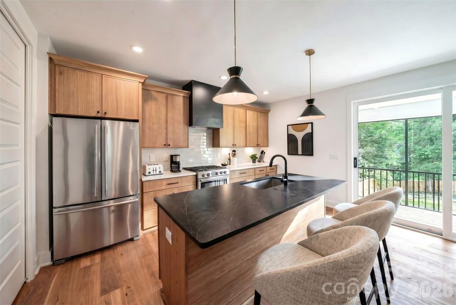 Furnished interior view inside a new home in , Charlotte (Image 9).