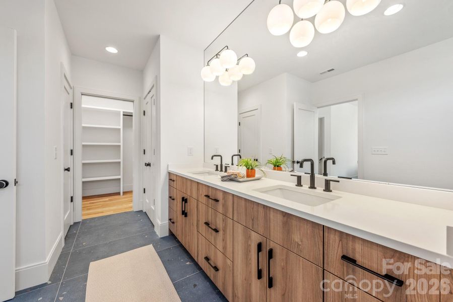 Furnished interior view inside a new home in , Charlotte (Image 20).