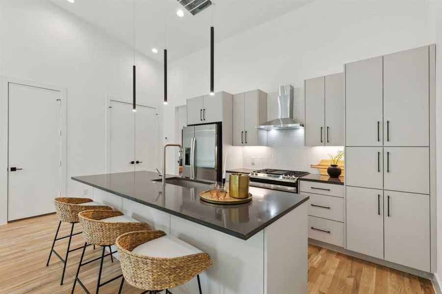 Furnished interior view inside a new home in , Dallas (Image 3).