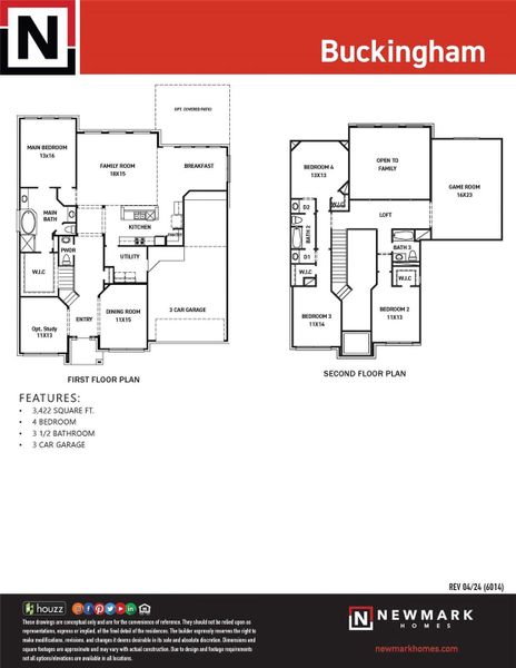 Options - Extended Covered Patio - Study